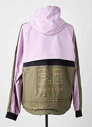Coupe-vent poches a capuche vert P.E NATION homme