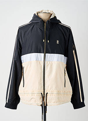 Coupe-vent poches a capuche noir P.E NATION homme