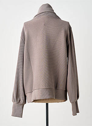 Sweat-shirt stretch manches longues marron VARLEY femme