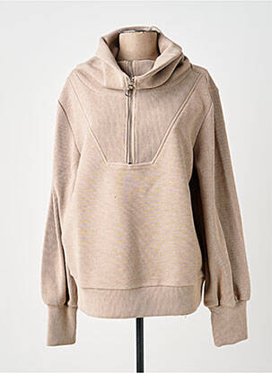 Sweat-shirt stretch manches longues beige VARLEY femme