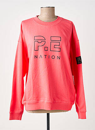 Sweat-shirt stretch manches longues rose P.E NATION femme