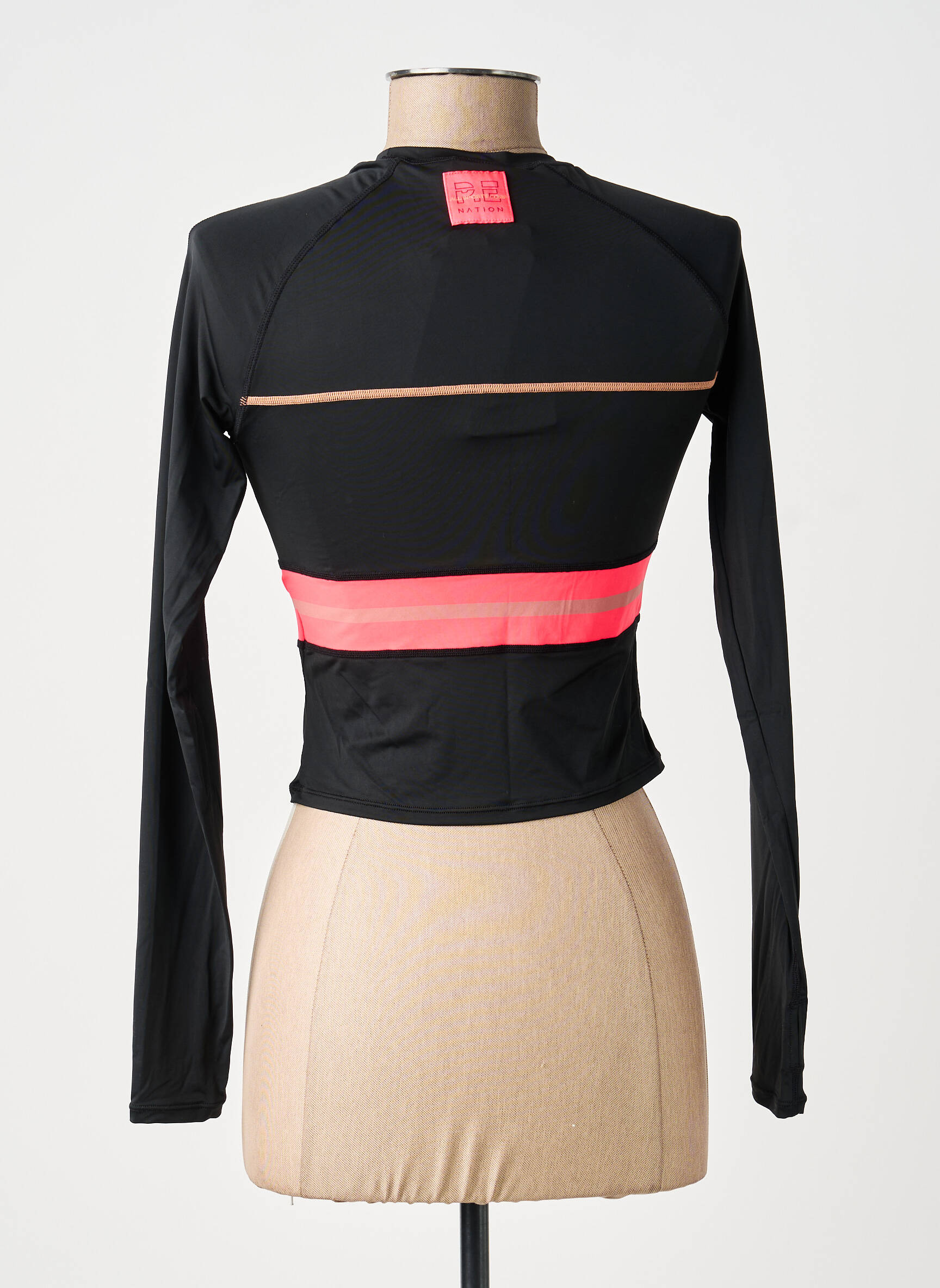 Top manches longues manches longues noir P.E NATION femme