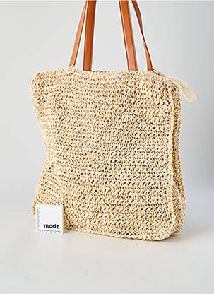 Sac fermeture zippée forme carré rose BESTINI femme