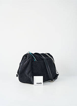 Sac multipoches forme rectangulaire noir BESTINI femme