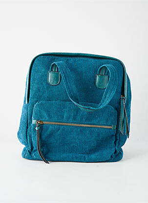 Sac à dos poches bleu MANDOLINE femme