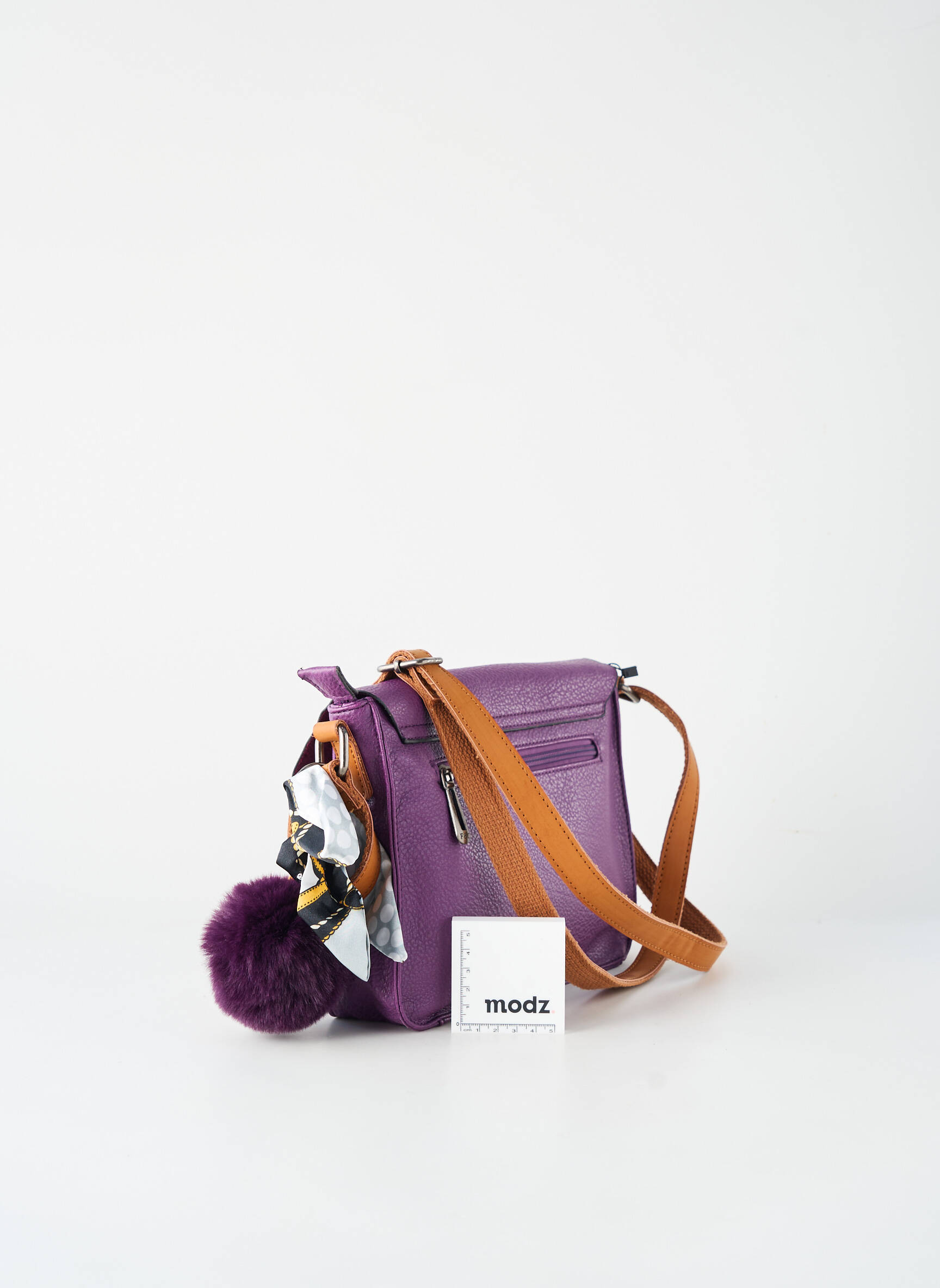 Sac multipoches forme rectangulaire violet FLORA & CO femme