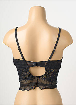 Soutien-gorge tissage dentelle haut soutien-gorge emboitant noir WACOAL femme