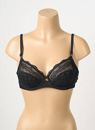 Soutien-gorge tissage dentelle haut soutien-gorge emboitant noir WACOAL femme