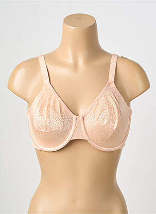 Soutien-gorge effet matière satinée haut soutien-gorge emboitant rose WACOAL femme