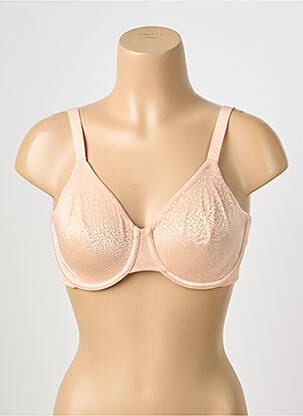 Soutien-gorge effet matière satinée haut soutien-gorge emboitant rose WACOAL femme