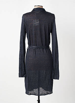 Robe mi-longue manches longues manches longues gris MARIE-SIXTINE femme