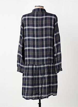 Robe courte manches longues manches longues bleu TINSELS femme