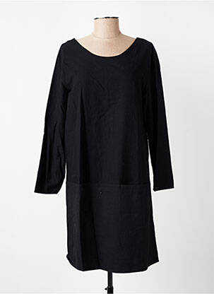Robe courte manches longues manches longues noir HARRIS WILSON femme