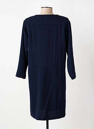 Robe courte manches 3/4 manches 3/4 bleu PAKO LITTO femme