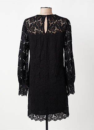 Robe courte manches longues manches longues noir ANDY & LUCY femme