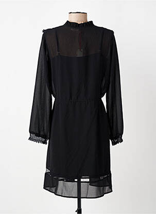 Robe mi-longue manches longues manches longues noir I.CODE (By IKKS) femme