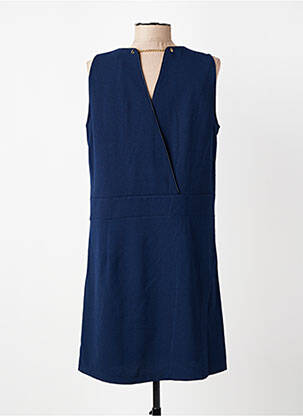 Robe courte sans manche sans manche bleu PAKO LITTO femme