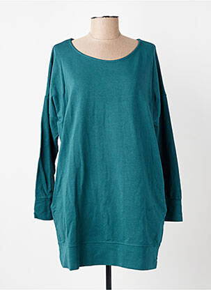 Tunique manches longues col rond vert PAKO LITTO femme