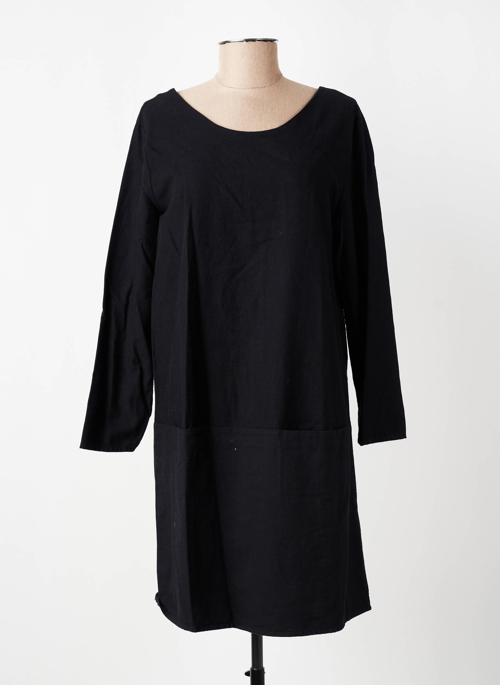 Robe courte manches longues manches longues noir HARRIS WILSON femme