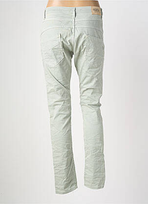 Jeans coupe slim stretch taille normale vert PLEASE femme