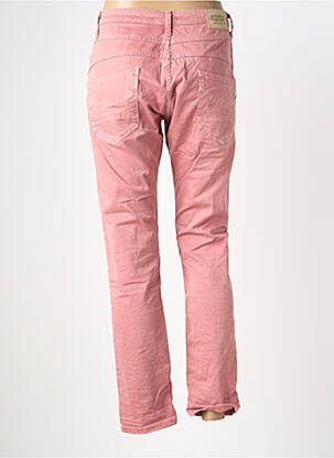 Jeans coupe slim stretch taille normale rose PLEASE femme