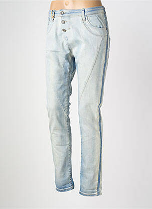 Jeans coupe slim stretch taille normale bleu PLEASE femme
