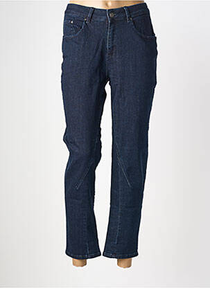 Jeans coupe slim tissage brut taille normale bleu OUI femme