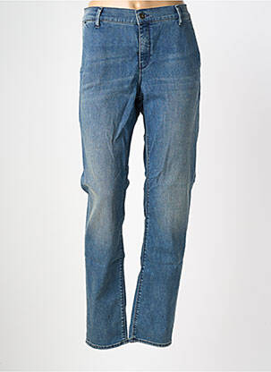 Pantalon chino stretch taille normale bleu HAPPY femme