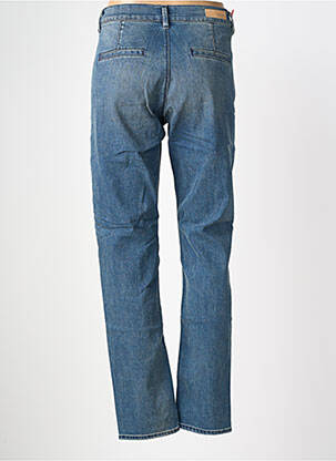 Pantalon chino stretch taille normale bleu HAPPY femme