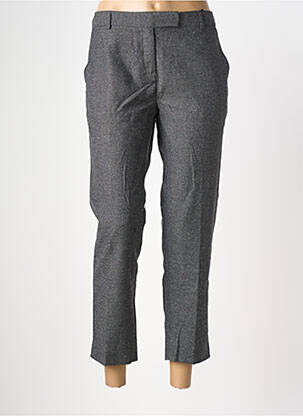 Pantalon 7/8 taille à pinces taille normale gris MAISON LAB femme