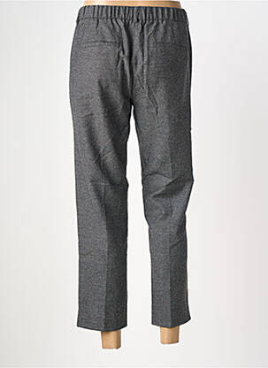 Pantalon 7/8 taille à pinces taille normale gris MAISON LAB femme