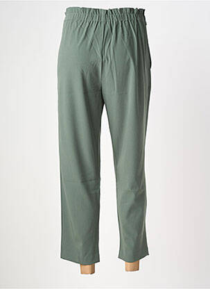 Pantalon 7/8 taille haute taille haute vert ANDY & LUCY femme