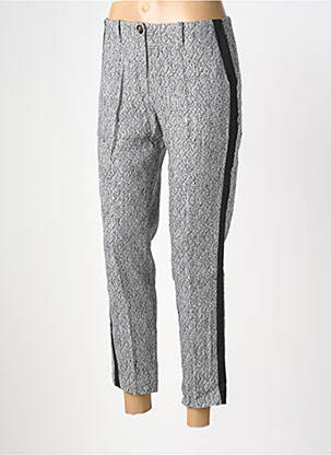Pantalon 7/8 taille haute taille haute gris TINSELS femme