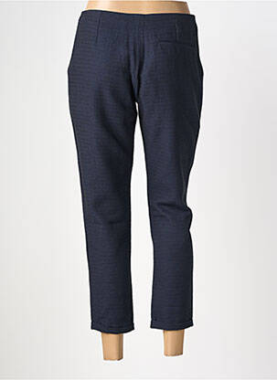 Pantalon 7/8 taille à pinces taille normale bleu TINSELS femme