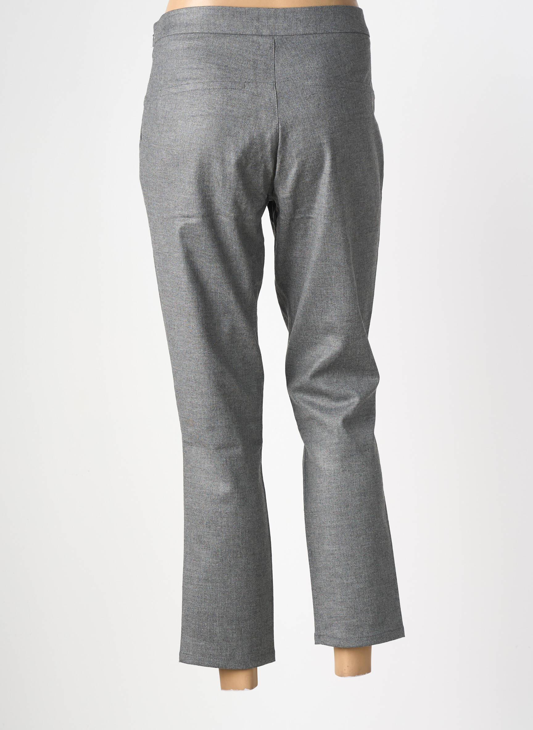 Pantalon 7/8 taille à pinces taille normale gris AMERICAN OUTFITTERS femme