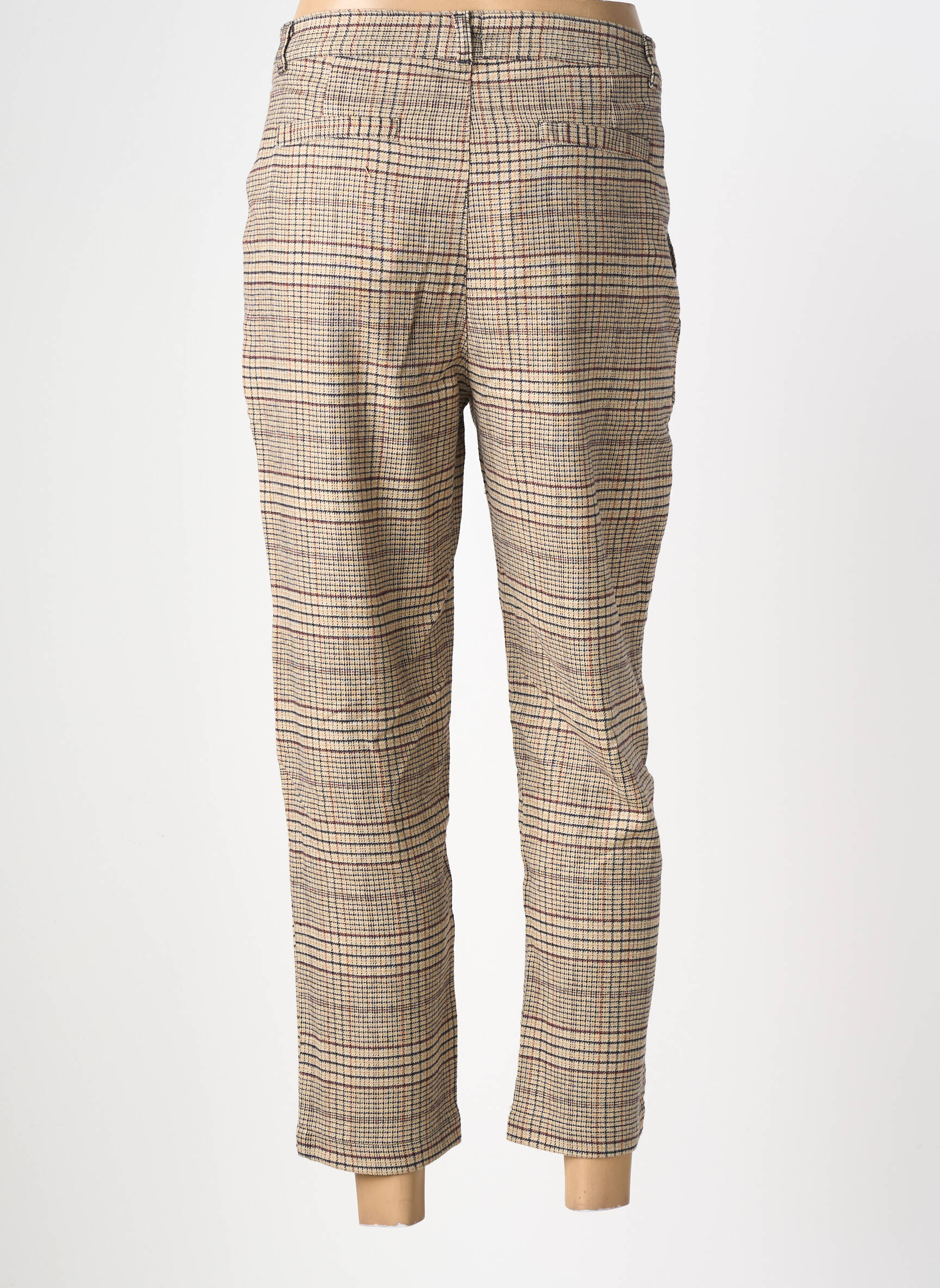 Pantalon 7/8 taille élastique taille normale beige HARRIS WILSON femme