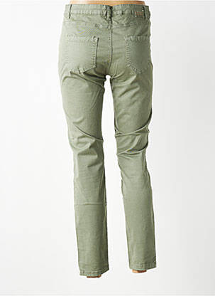 Jeans coupe slim stretch taille normale vert PAKO LITTO femme