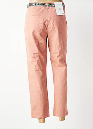 Pantalon chino fermeture zippée sous rabat boutonné taille normale rose LAB DIP PARIS femme