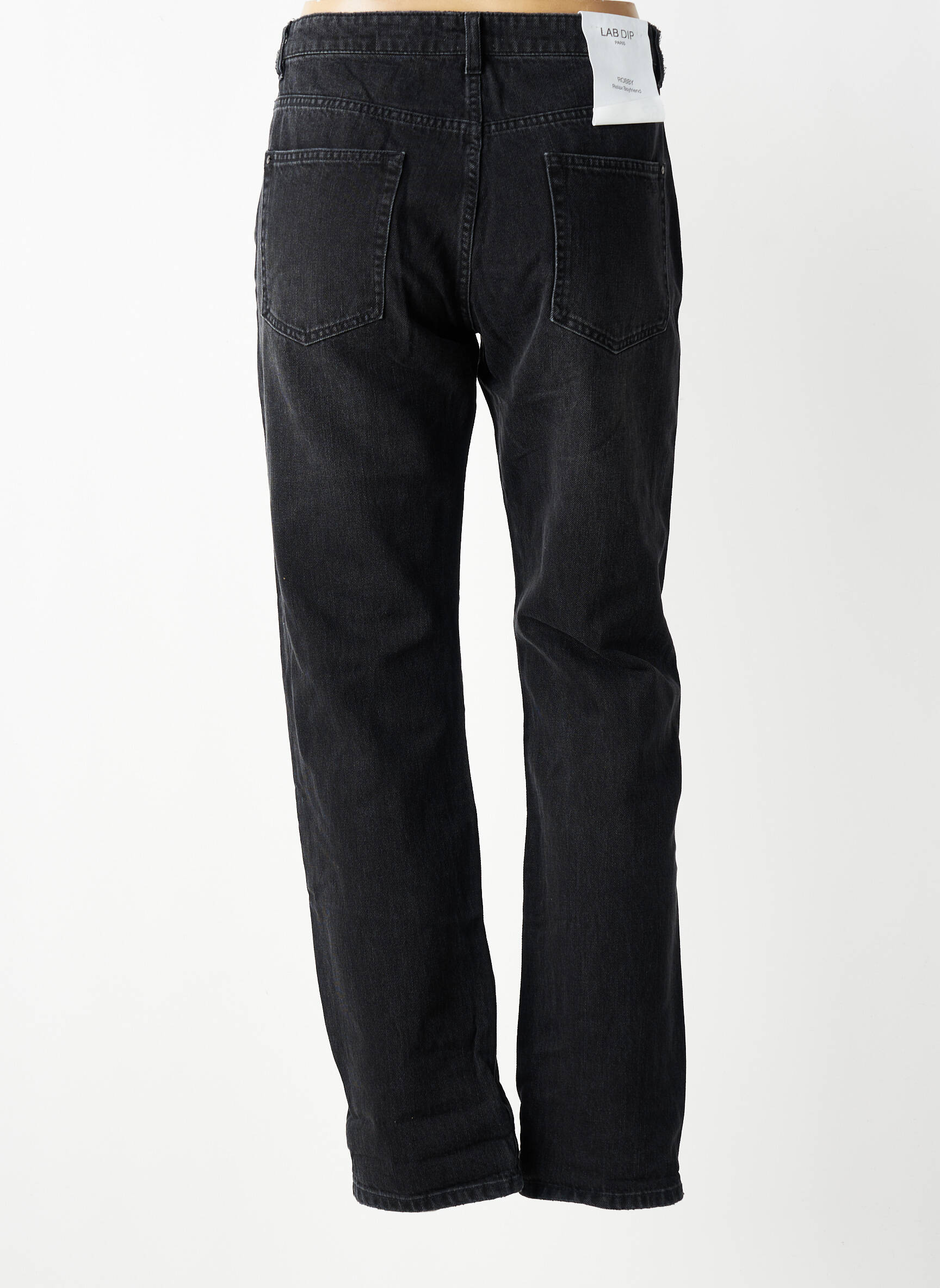 Jeans boyfriend taille normale taille normale noir LAB DIP PARIS femme