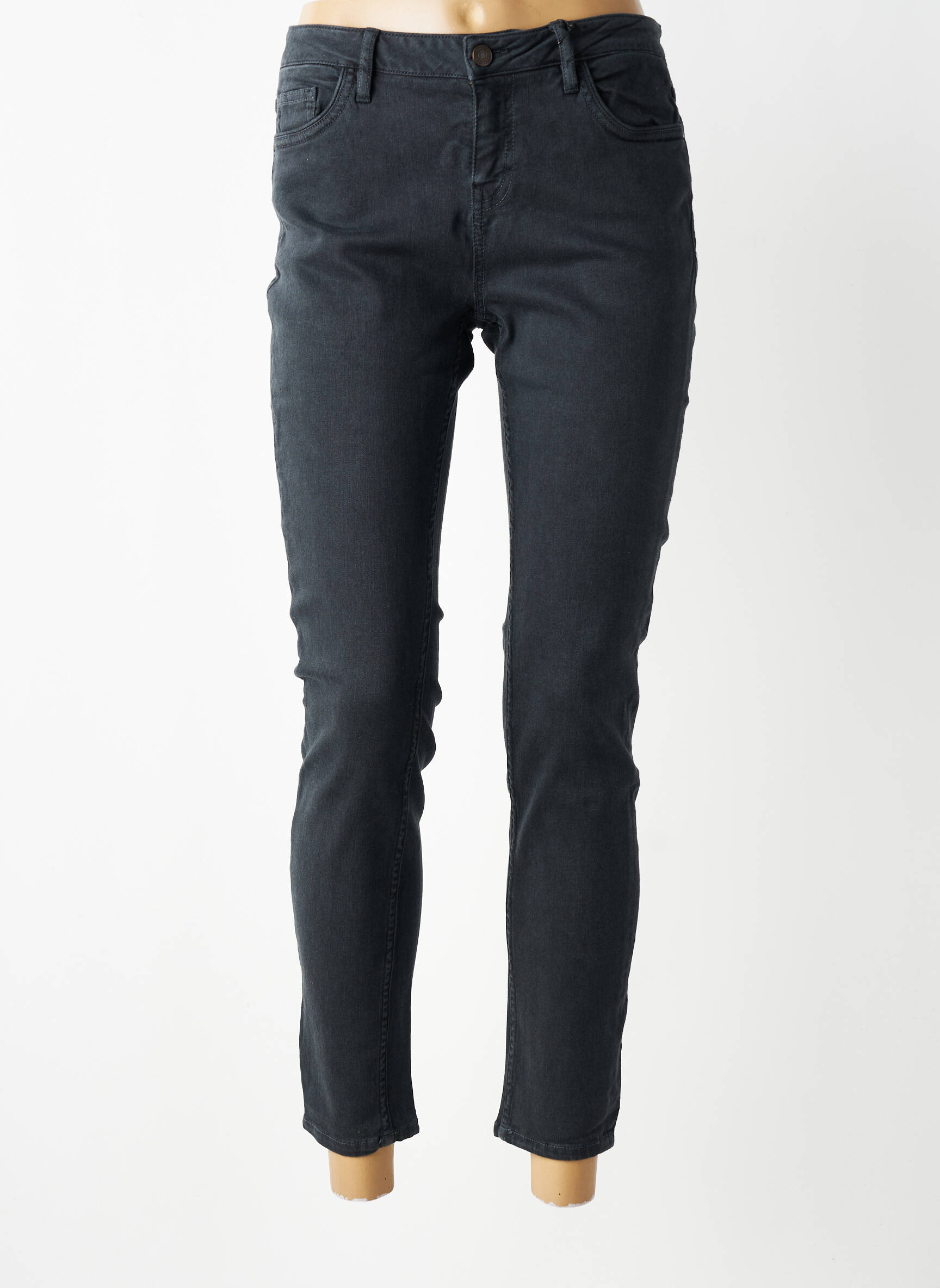 Jeans coupe slim stretch taille normale noir LAB DIP PARIS femme