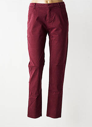 Pantalon chino stretch taille normale violet HARRIS WILSON femme
