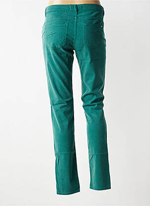 Pantalon droit stretch taille normale vert I.CODE (By IKKS) femme