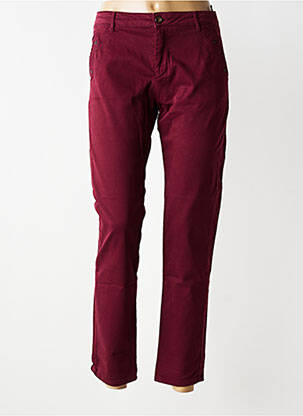 Pantalon chino stretch taille normale violet HOD femme