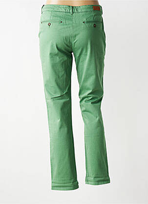 Pantalon chino stretch taille normale vert HOD femme