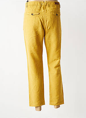 Pantalon 7/8 taille élastique taille normale jaune HOD femme