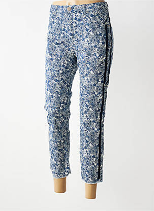 Pantalon 7/8 stretch taille normale bleu HOD femme