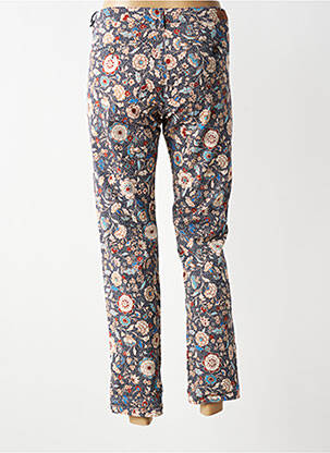 Pantalon chino stretch taille normale bleu HOD femme