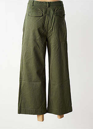 Pantalon large fermeture zippée sous rabat boutonné taille normale vert HARRIS WILSON femme