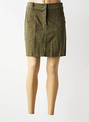 Jupe courte poches vert PAKO LITTO femme