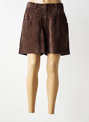 Short taille normale taille normale marron PAKO LITTO femme